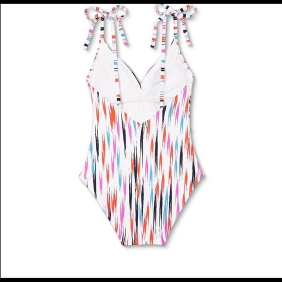 Sea Angel Women’s Multicolor Striped One Piece Swimsuit - Picture 4 of 9